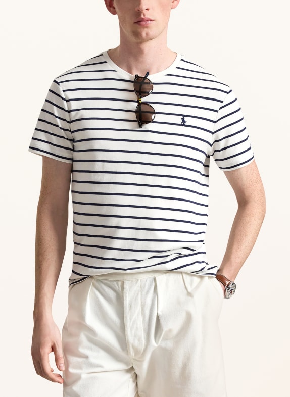 POLO RALPH LAUREN T-shirt WIT / DONKERBLAUW