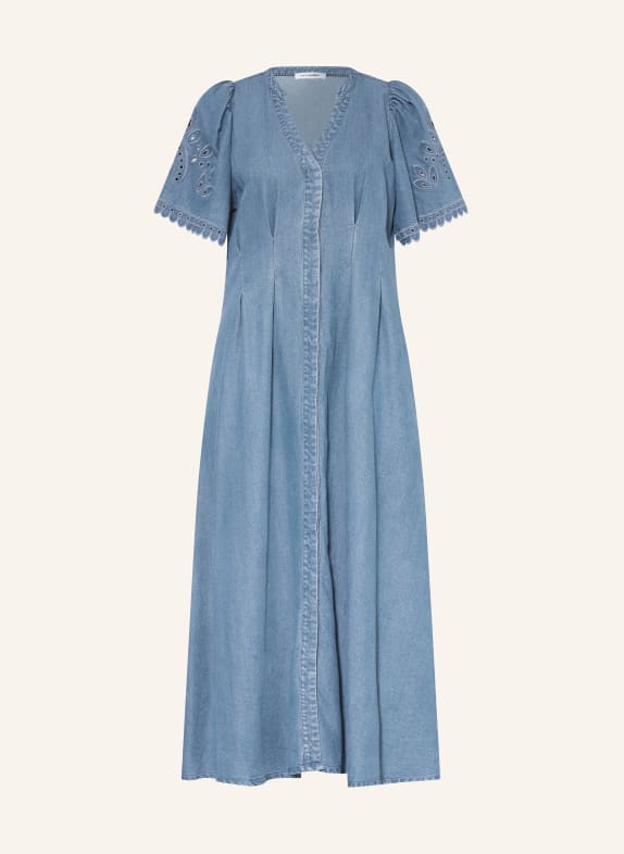 co'couture Robe effet jean BLEU CLAIR