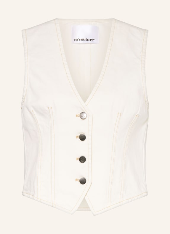 co'couture blazer vest CREAM