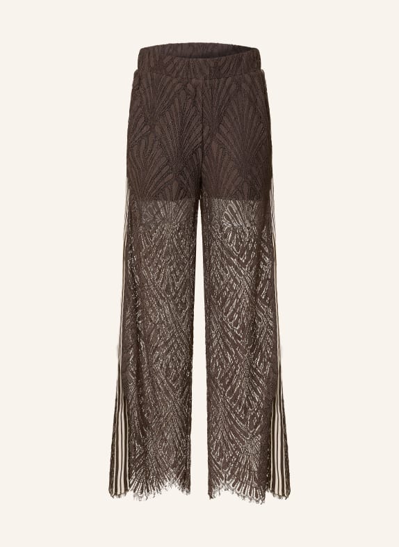 co'couture Lace culottes DARK BROWN