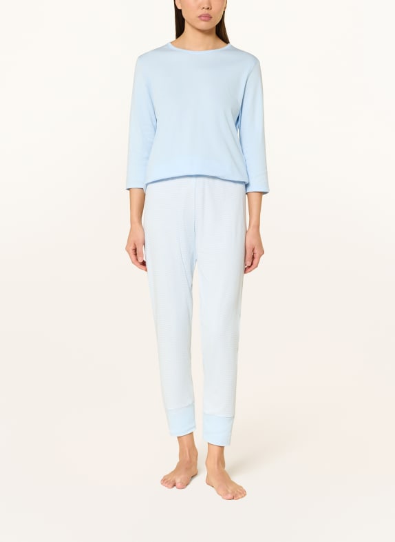 mey Pyjamas-serien SIMPLE STRIPES LJUSBLÅ / VIT
