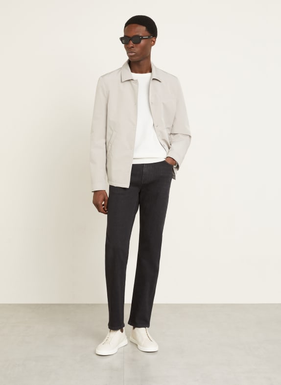 ZEGNA Slim fit jeans 002 MID GREY SOLID