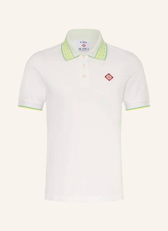 Casablanca Piqué-Poloshirt LAUREL WEISS / HELLGRÜN