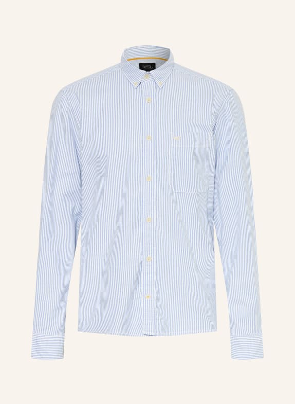 camel active Hemd Regular Fit BLAU / WEISS