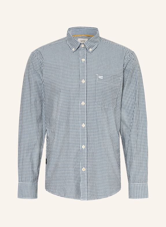 camel active Hemd Regular Fit BLAU / WEISS