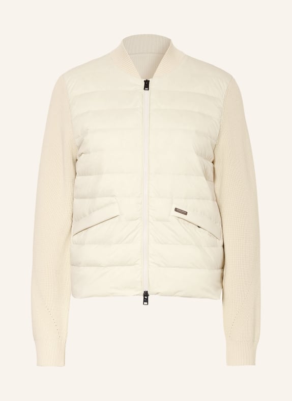 WOOLRICH Down jacket in a mix of materials CREAM
