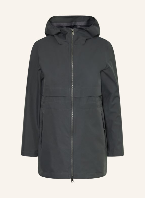WOOLRICH 3-in-1-Parka DUNKELGRAU / BRAUN