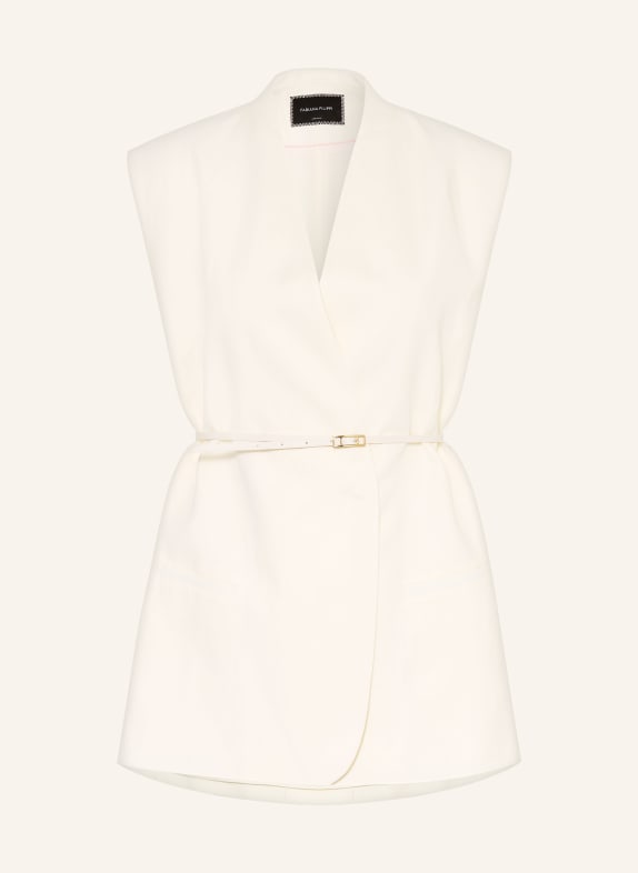FABIANA FILIPPI Blazerweste ECRU