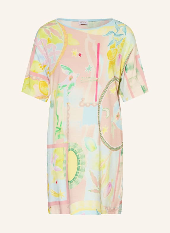 mey koszula nocna BLADORÓŻOWY / JASNONIEBIESKI