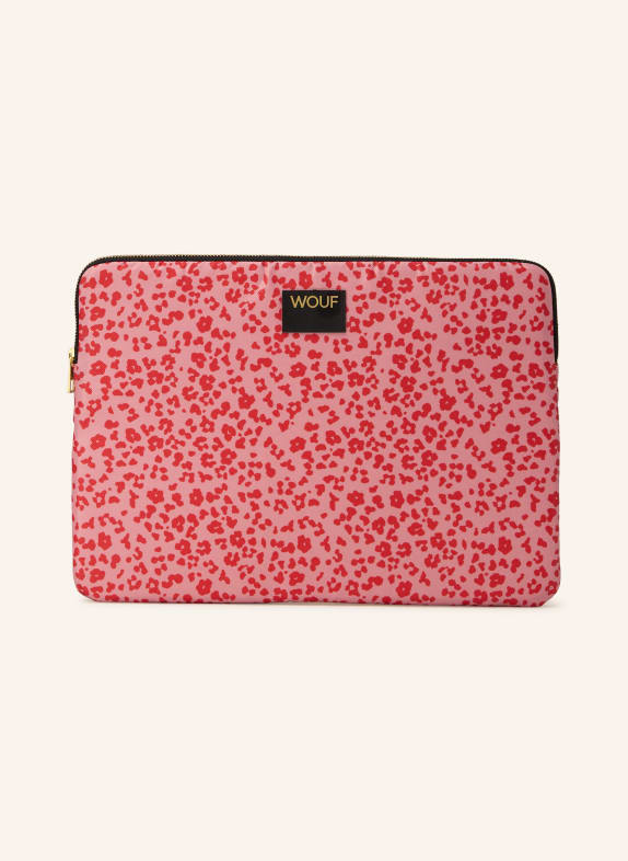 WOUF Laptop-Hülle CUTE HELLROT / ROT / SCHWARZ