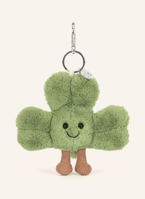Jellycat Breloki do kluczy i torebek AMUSEABLES SIOFRA SHAMROCK KHAKI