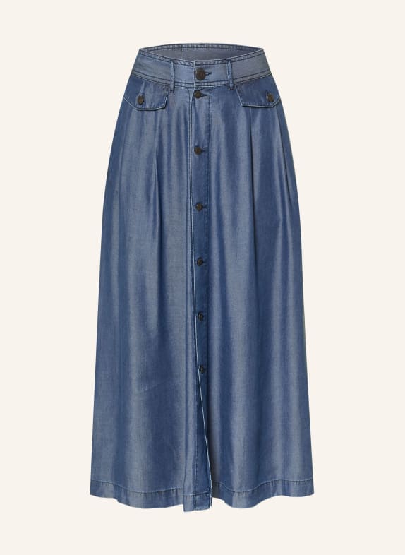 Herrlicher Rock PEONY in Jeansoptik BLAU