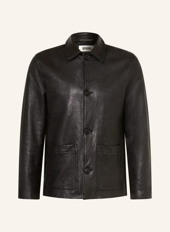 DRYKORN Lederjacke MAKONA SCHWARZ