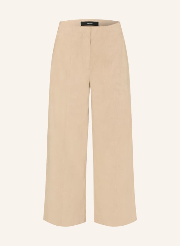 someday 7/8-Hose CURILO VELOURS in Lederoptik HELLBRAUN