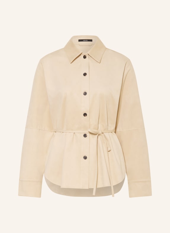 someday Chemise ZYLA aspect cuir MARRON CLAIR