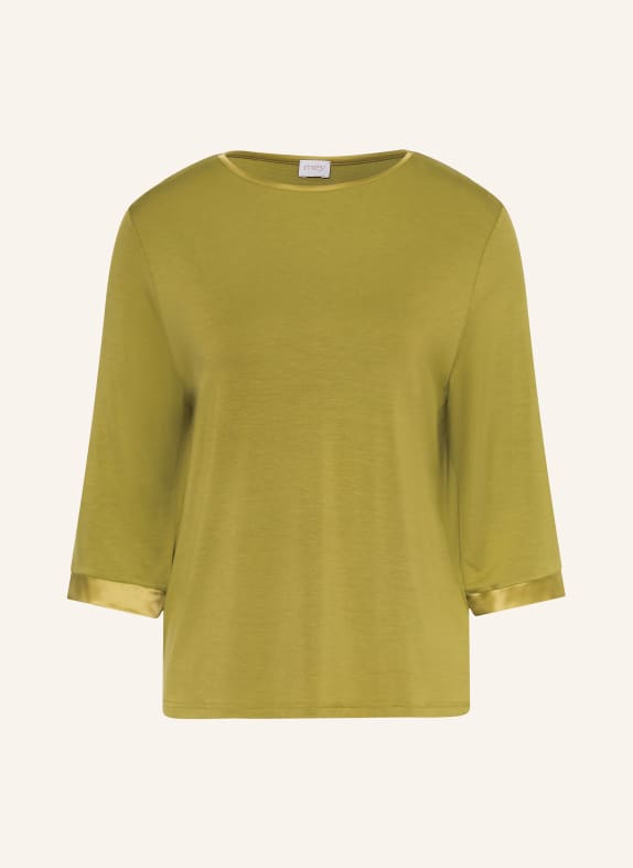 mey Schlafshirt mit 3/4-Arm OLIV