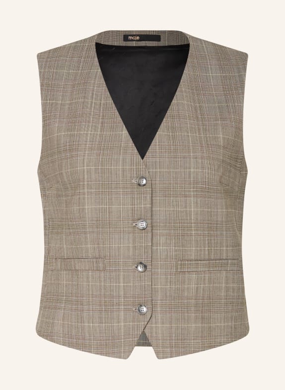 maje Kamizelka blezerowa JASNOBRĄZOWY