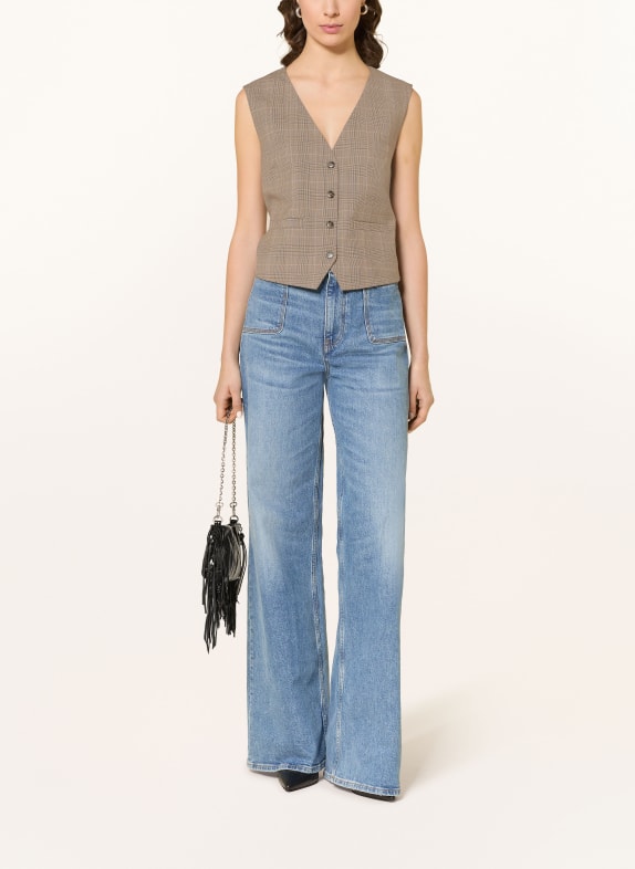 maje Blazerweste HELLBRAUN