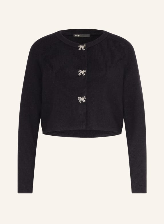 maje Sweter z kamieniami ozdobnymi GRANATOWY