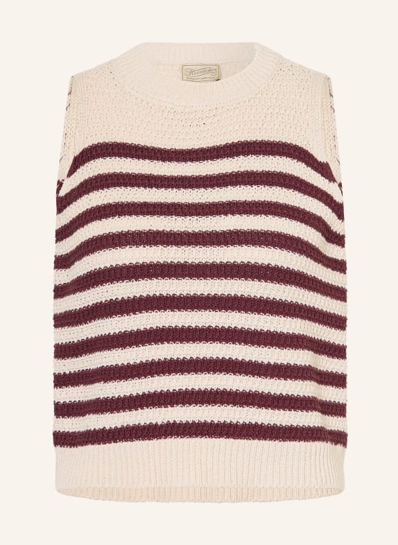 Herrlicher Gebreide top ELAIA BEIGE / BRUIN
