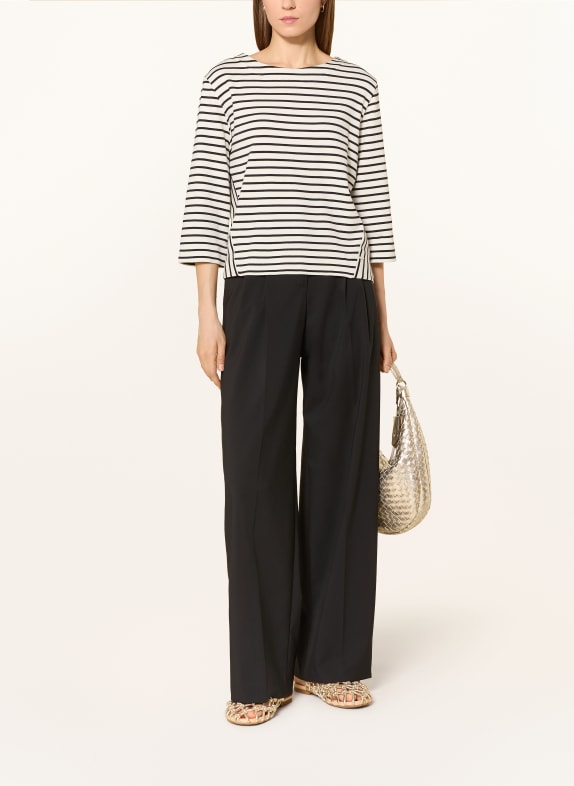 CINQUE Shirt CIBARI met 3/4-mouwen CRÈME / ZWART