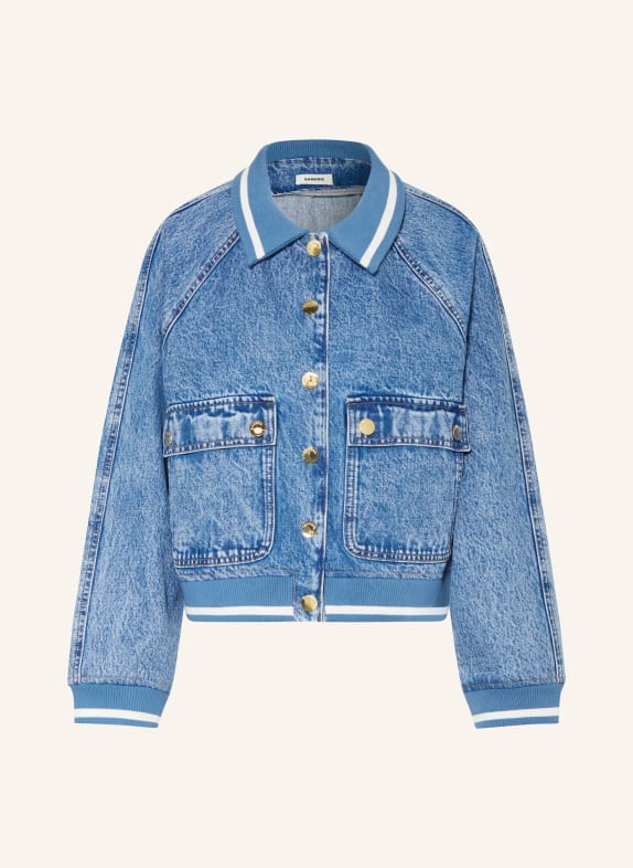 SANDRO kurtka dżinsowa 4785 BLUE JEAN