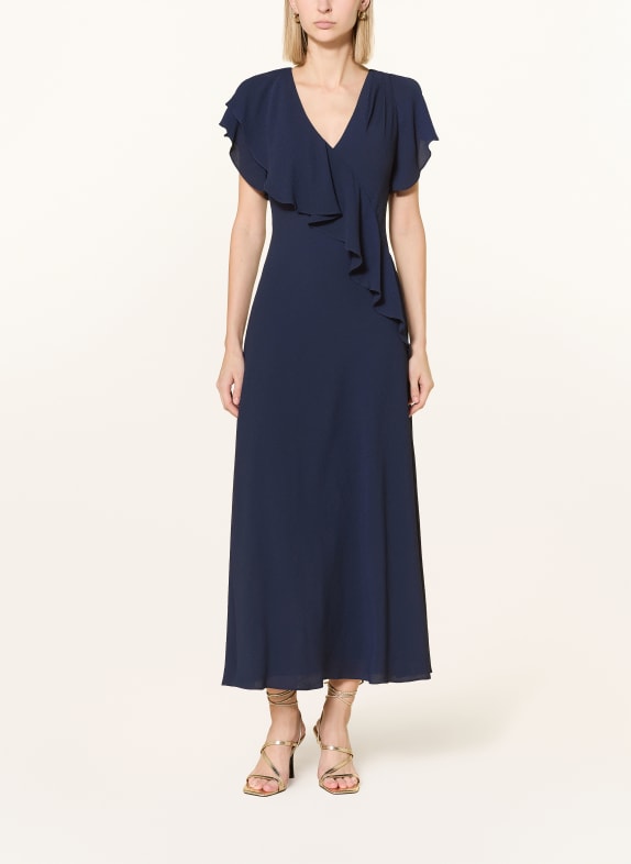 Phase Eight Kleid mit Volants COSETTE DUNKELBLAU