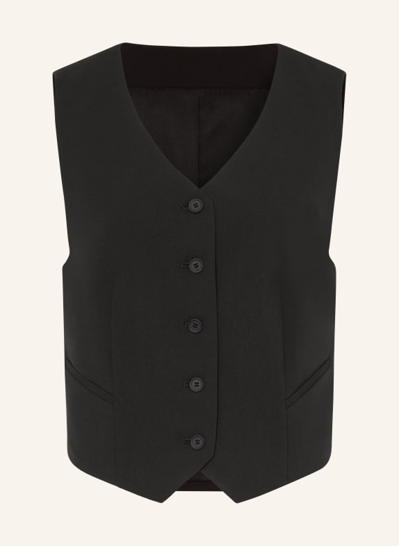ALLSAINTS ALEIDA blazer vest BLACK