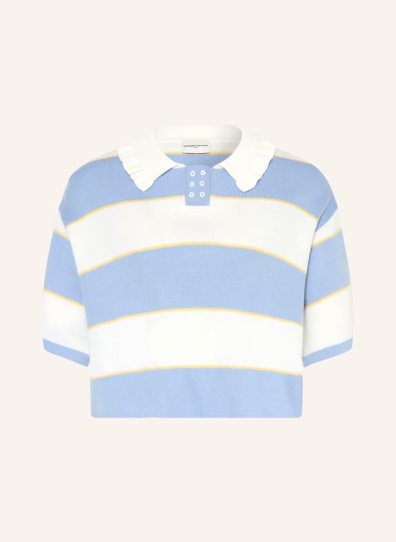CLAUDIE PIERLOT Strickshirt HELLBLAU / WEISS