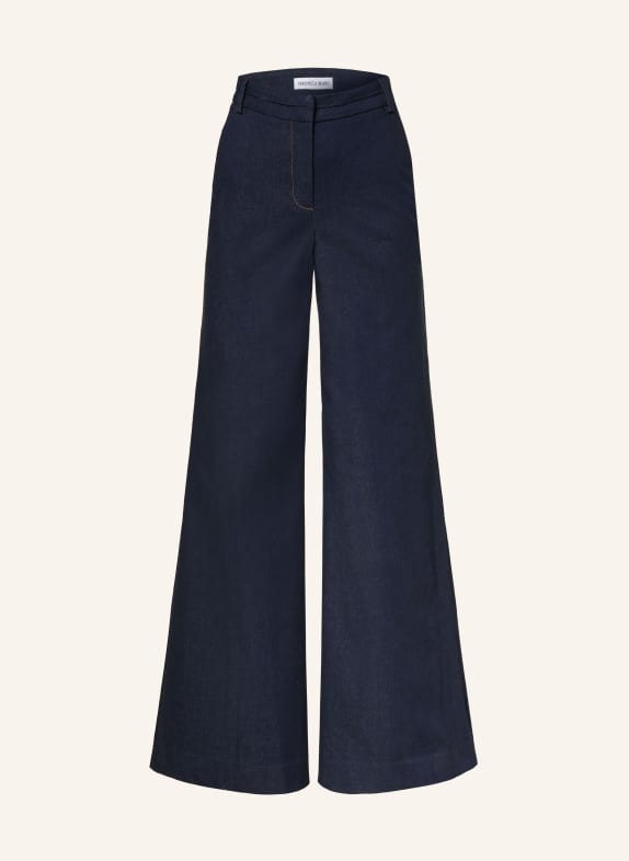 Veronica Beard Džíny s širokými nohavicemi CRUE B0214 MIDNIGHT WASH