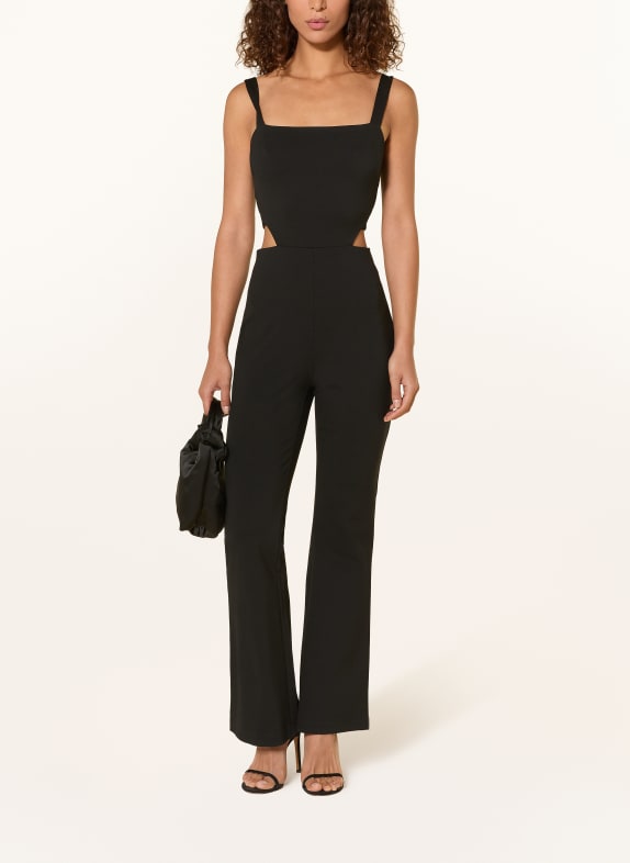 GUESS Jumpsuit NOEL met uitsnijdingen ZWART