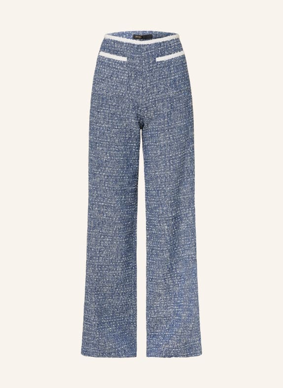 maje Marlenehose aus Bouclé WEISS