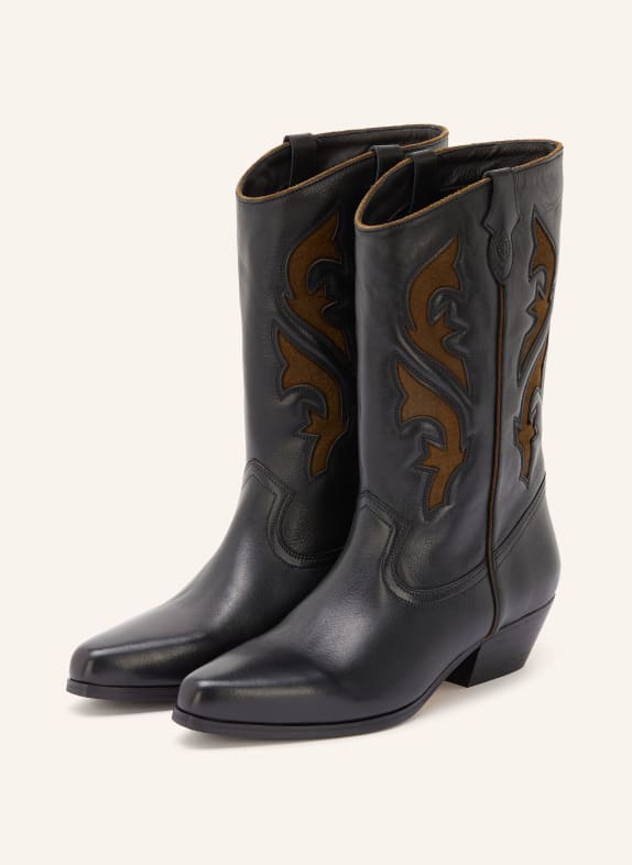 ba&sh Cowboy Boots CURTIS SCHWARZ