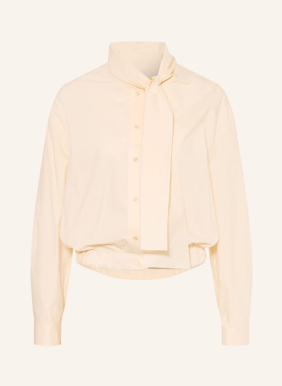 CLAUDIE PIERLOT bluzka z kołnierzykiem JASNOŻÓŁTY