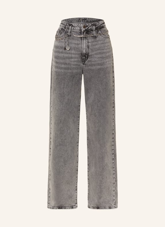 maje Dżinsy z szerokimi nogawkami 0505 GREY