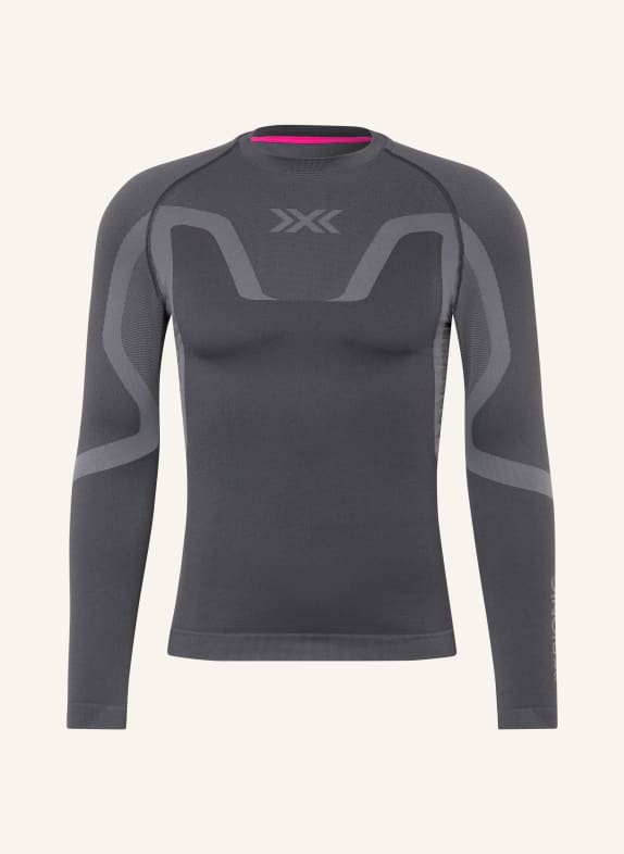 X-BIONIC Functional underwear shirt X-ENTIAL DARK GRAY / GRAY