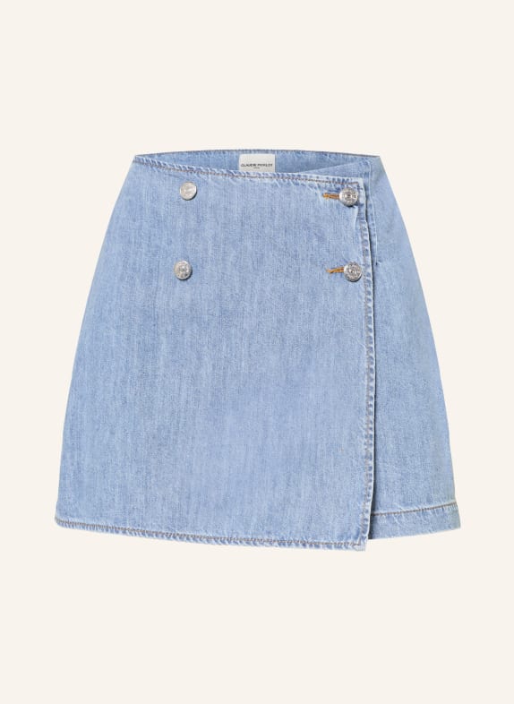 CLAUDIE PIERLOT Spódniczka jeansowa JASNONIEBIESKI