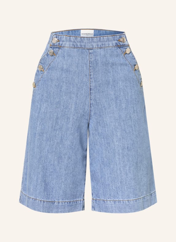 CLAUDIE PIERLOT szorty jeansowe D052 LIGHT BLUE DENIM