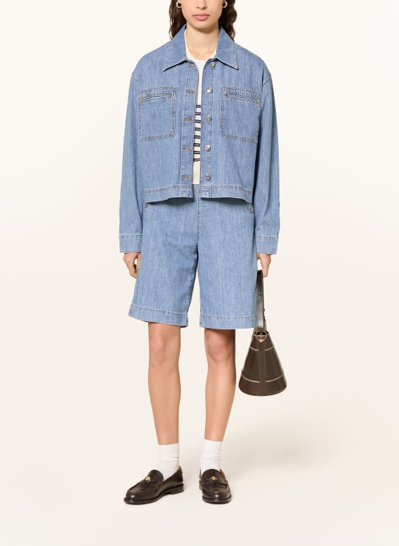CLAUDIE PIERLOT Jeansbluse HELLBLAU