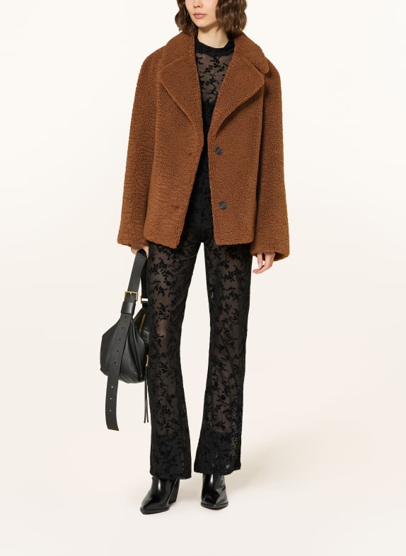 ALLSAINTS Teddy fur jacket EDDIE BROWN