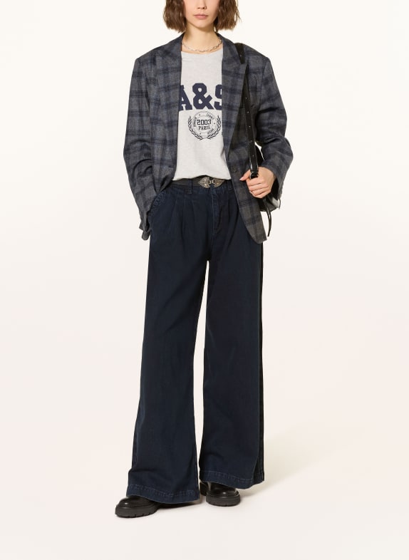 ba&sh Blugi bootcut TOBY BLUE NIGHT BLUE