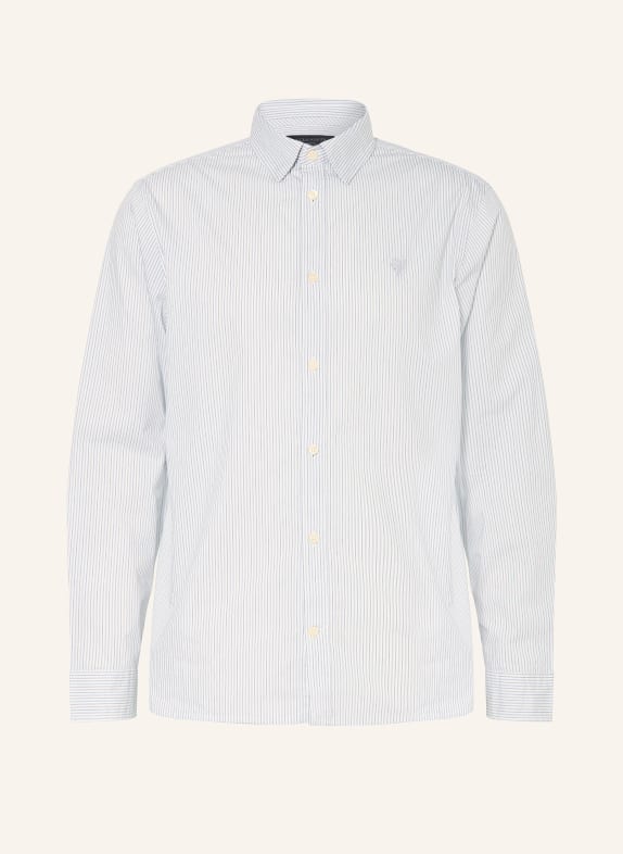 ALLSAINTS NOLAN Relaxed Fit Shirt WHITE / DARK GRAY