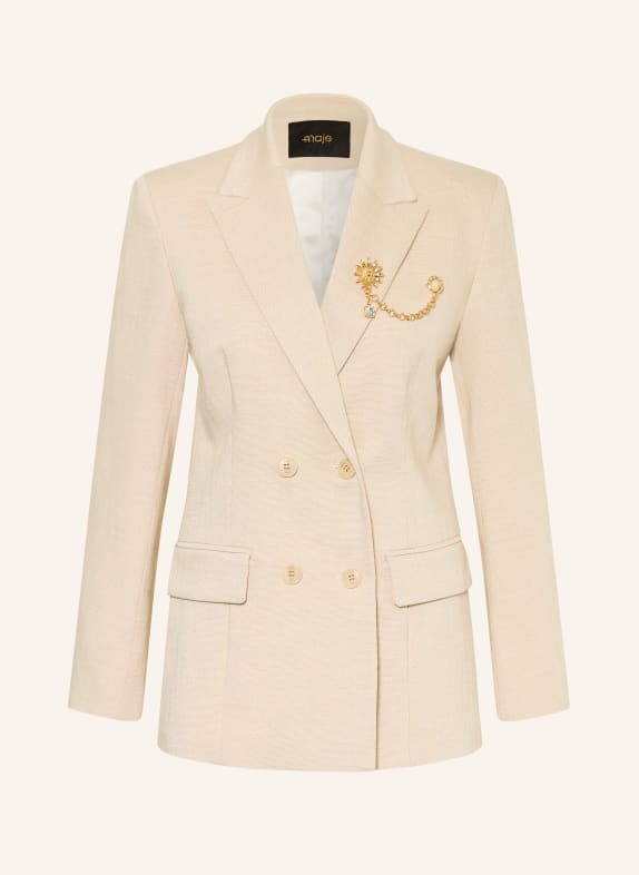 maje marynarka JASNOBRĄZOWY