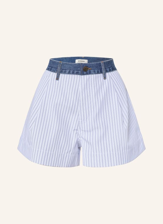 SANDRO Shorts WEISS / BLAU