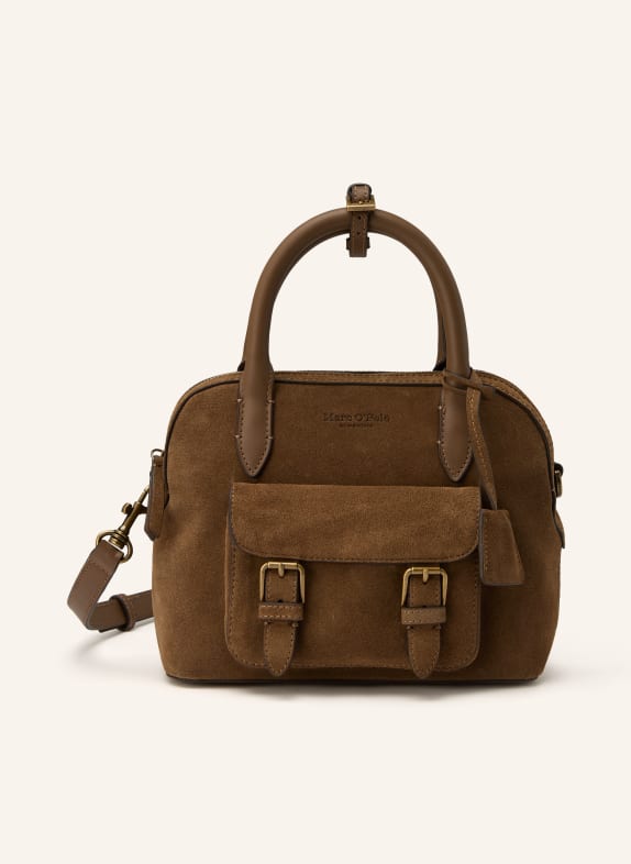Marc O'Polo taška přes rameno HNĚDÁ / ZLATÁ