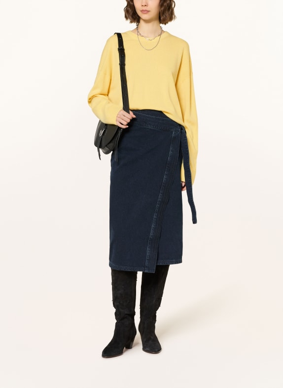 ba&sh Cashmere-Pullover CHAYA GELB