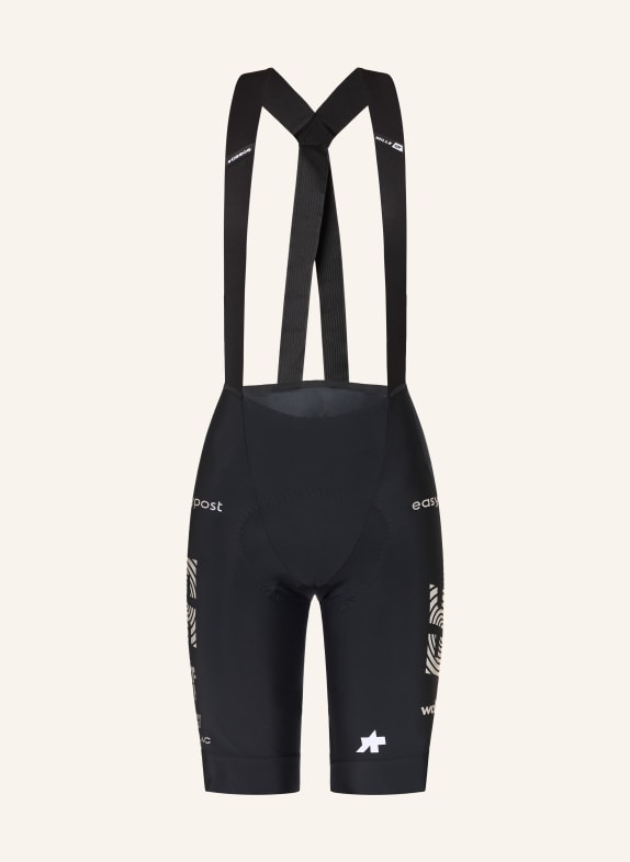 ASSOS Radhose MILLE GT S11 EF mit Trägern und gepolstertem Einsatz SCHWARZ / SILBER