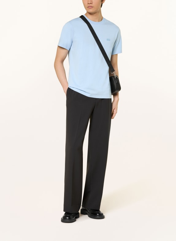 SANDRO T-shirt JASNONIEBIESKI