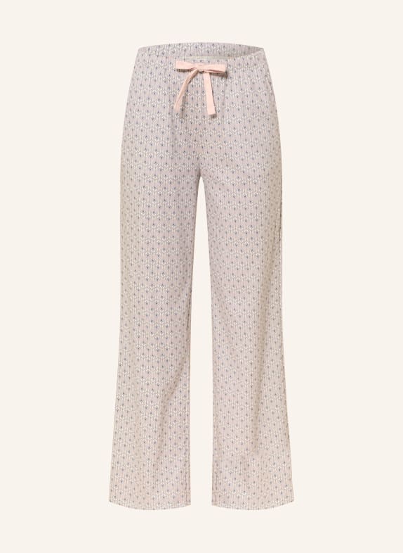 CALIDA Spací kalhoty FAVOURITES ARTS MODRÁ / RŮŽOVÁ / SVĚTLE ZELENÁ