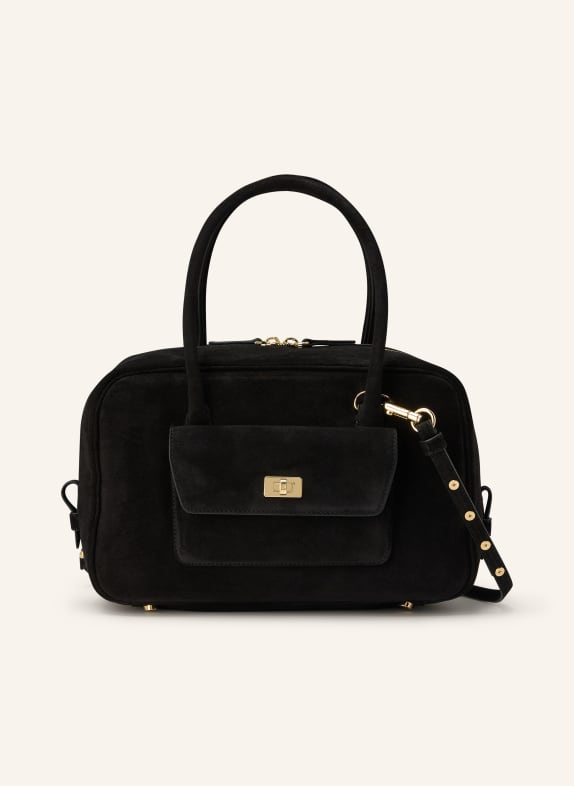 SANDRO Handtasche SCHWARZ / GOLD